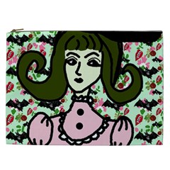 Wicked Witch Wall Cosmetic Bag (xxl) by snowwhitegirl