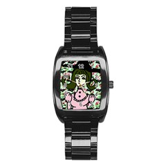 Wicked Witch Wall Stainless Steel Barrel Watch by snowwhitegirl