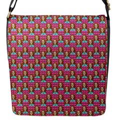 Girl Pink Flap Closure Messenger Bag (s) by snowwhitegirl