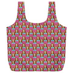 Girl Pink Full Print Recycle Bag (xl) by snowwhitegirl