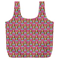 Girl Pink Full Print Recycle Bag (xxxl) by snowwhitegirl