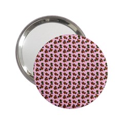 Cute Deer Pattern Pink 2.25  Handbag Mirrors