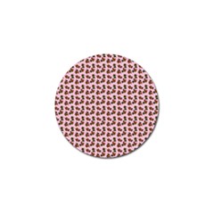 Cute Deer Pattern Pink Golf Ball Marker (4 Pack) by snowwhitegirl