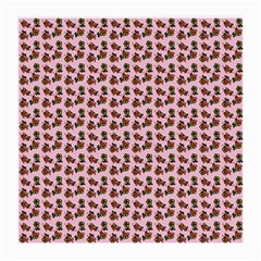 Cute Deer Pattern Pink Medium Glasses Cloth (2 Sides)