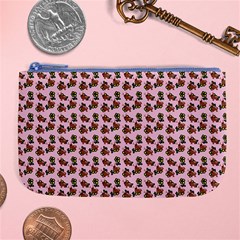 Cute Deer Pattern Pink Large Coin Purse by snowwhitegirl