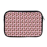 Cute Deer Pattern Pink Apple MacBook Pro 17  Zipper Case Front