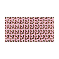 Cute Deer Pattern Pink Yoga Headband by snowwhitegirl