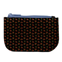 Cute Deer Pattern Black Large Coin Purse by snowwhitegirl