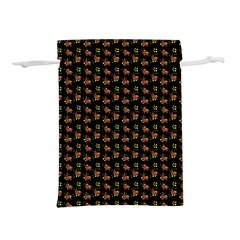 Cute Deer Pattern Black Lightweight Drawstring Pouch (s) by snowwhitegirl