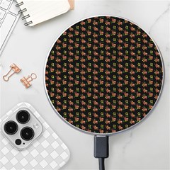 Cute Deer Pattern Black Wireless Charger