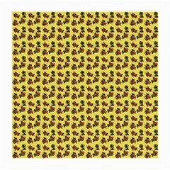 Cute Deer Pattern Yellow Medium Glasses Cloth by snowwhitegirl