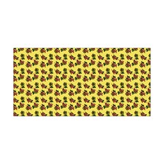 Cute Deer Pattern Yellow Yoga Headband by snowwhitegirl