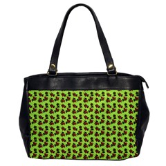 Cute Deer Pattern Green Oversize Office Handbag by snowwhitegirl