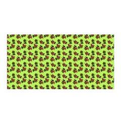 Cute Deer Pattern Green Satin Wrap by snowwhitegirl