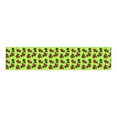 Cute Deer Pattern Green Velvet Scrunchie by snowwhitegirl