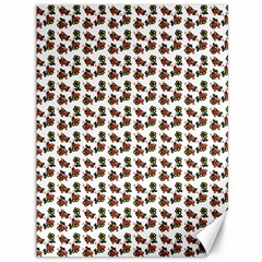 Cute Deer Pattern White Canvas 36  X 48  by snowwhitegirl