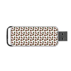 Cute Deer Pattern White Portable Usb Flash (two Sides) by snowwhitegirl