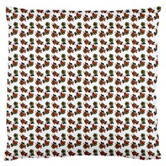 Cute Deer Pattern White Standard Flano Cushion Case (one Side) by snowwhitegirl