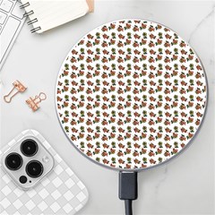 Cute Deer Pattern White Wireless Charger by snowwhitegirl