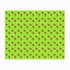 Kawaii Cute Deer Green Small Glasses Cloth (2 Sides) by snowwhitegirl