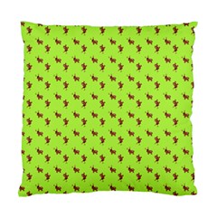 Kawaii Cute Deer Green Standard Cushion Case (one Side) by snowwhitegirl