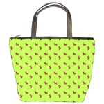 Kawaii Cute Deer Green Bucket Bag Front