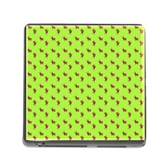 Kawaii Cute Deer Green Memory Card Reader (square 5 Slot) by snowwhitegirl