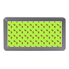 Kawaii Cute Deer Green Memory Card Reader (mini) by snowwhitegirl