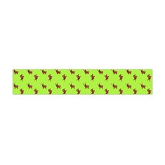 Kawaii Cute Deer Green Flano Scarf (mini) by snowwhitegirl