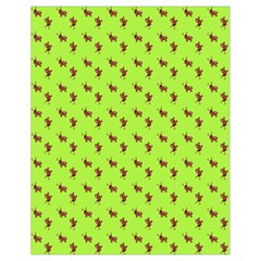 Kawaii Cute Deer Green Drawstring Bag (small) by snowwhitegirl