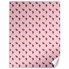 Kawaii Cute Deer Pink Canvas 36  X 48  by snowwhitegirl