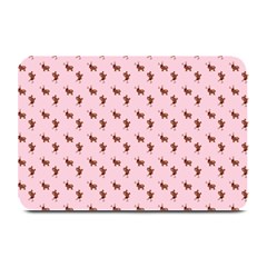 Kawaii Cute Deer Pink Plate Mats by snowwhitegirl