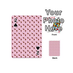 Kawaii Cute Deer Pink Playing Cards 54 Designs (mini) by snowwhitegirl