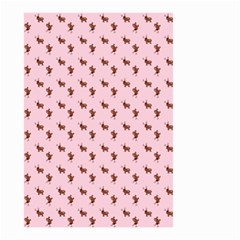 Kawaii Cute Deer Pink Small Garden Flag (two Sides)