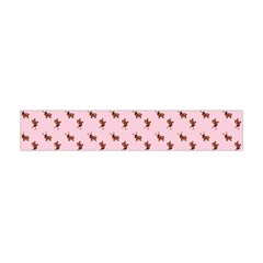 Kawaii Cute Deer Pink Flano Scarf (mini) by snowwhitegirl