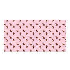 Kawaii Cute Deer Pink Satin Wrap by snowwhitegirl