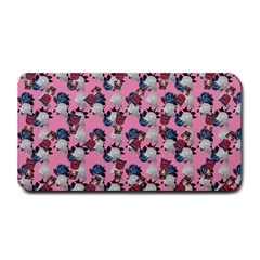 Vintage Floral And Goth Girl Medium Bar Mats by snowwhitegirl