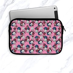 Vintage Floral And Goth Girl Apple Ipad Mini Zipper Cases by snowwhitegirl