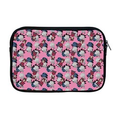 Vintage Floral And Goth Girl Apple Macbook Pro 17  Zipper Case by snowwhitegirl