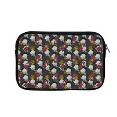 Vintage Floral And Goth Girl Grey Bg Apple Macbook Pro 13  Zipper Case by snowwhitegirl