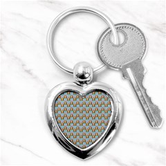 Girl Blue Key Chain (heart) by snowwhitegirl