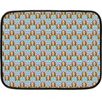 Girl Blue Double Sided Fleece Blanket (Mini)  35 x27  Blanket Back