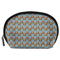 Girl Blue Accessory Pouch (large) by snowwhitegirl