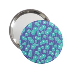 Blue Dandelions  Cute Plants 2 25  Handbag Mirrors by SychEva