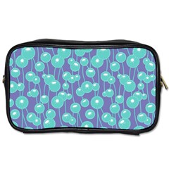 Blue Dandelions  Cute Plants Toiletries Bag (one Side) by SychEva