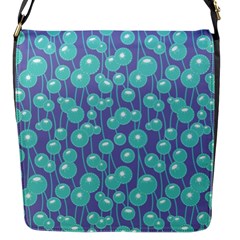 Blue Dandelions  Cute Plants Flap Closure Messenger Bag (s) by SychEva