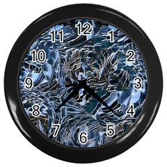 Touchy Wall Clock (black) by MRNStudios