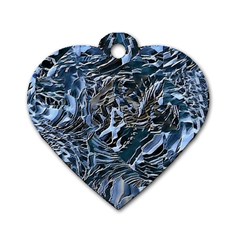 Touchy Dog Tag Heart (one Side) by MRNStudios