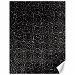 Dark Grunge Geometric Print Pattern Canvas 12  x 16  11.86 x15.41  Canvas - 1