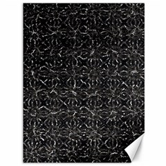 Dark Grunge Geometric Print Pattern Canvas 36  x 48 